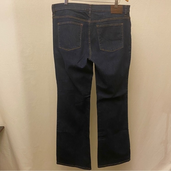 Lauren Ralph Lauren Sz 14 Mid Rise Boot Cut Jeans Women’s Dark Wash Stretch - Picture 13 of 13